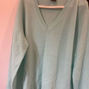 Lord and Taylor cashmere v neck tunic length sweater. Size 2X